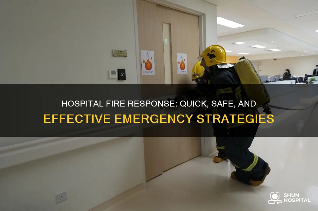 how to respond to a fire in a hospital
