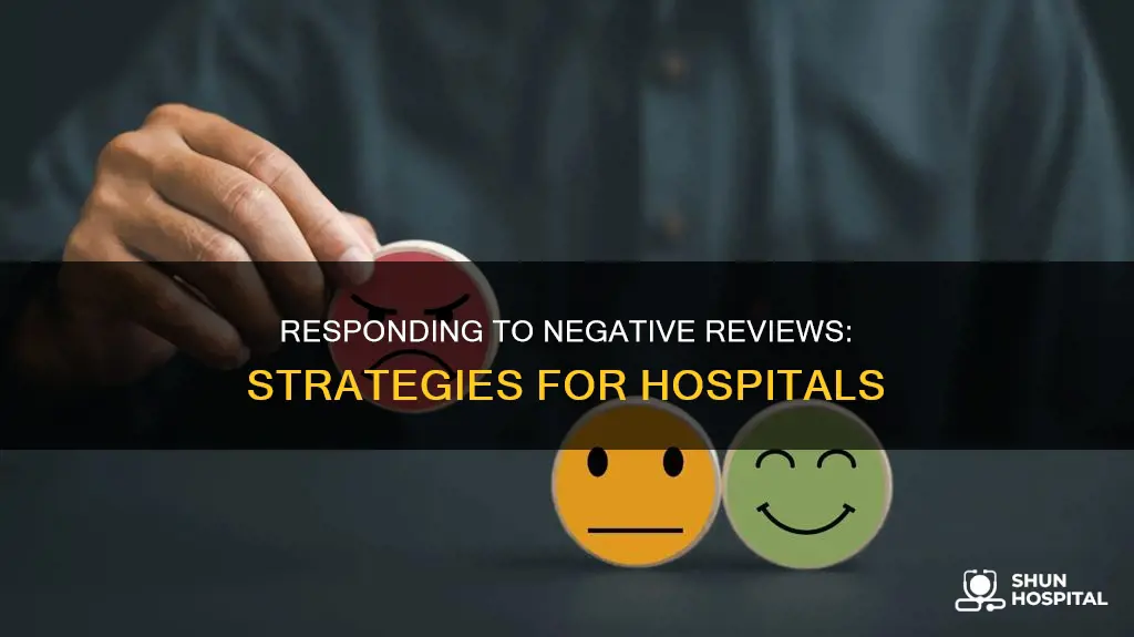 how to respond to negative reviews hospital