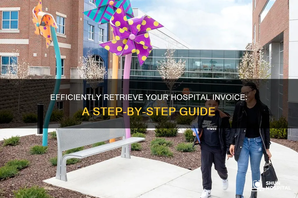 how to retrieve hospital invoice