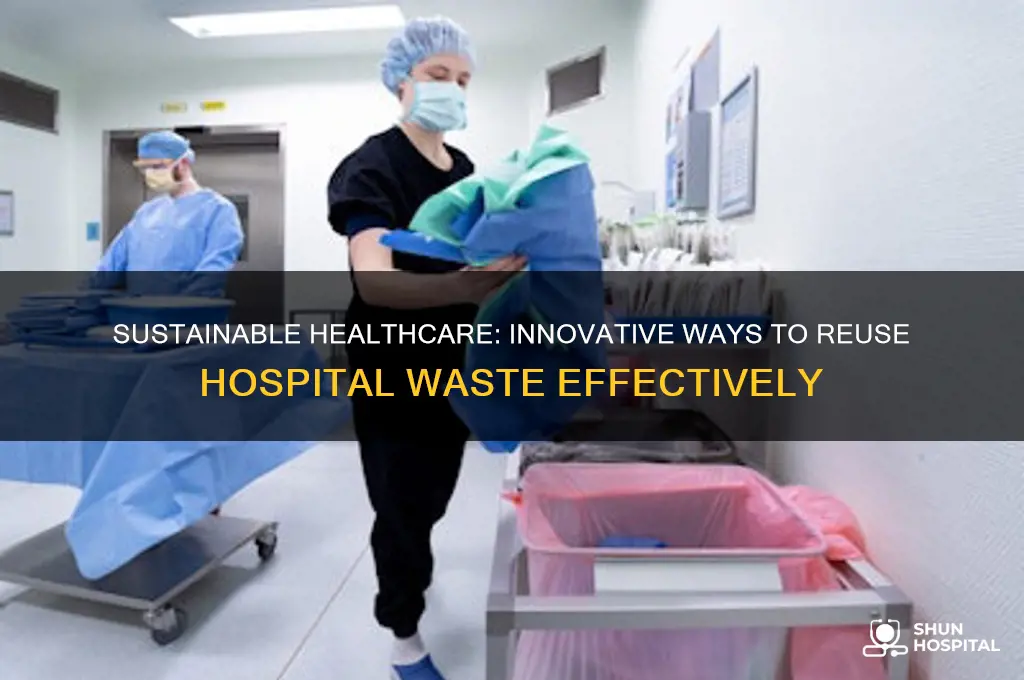 how to reuse hospital waste