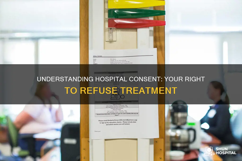 how to revoke consent to admit hospital
