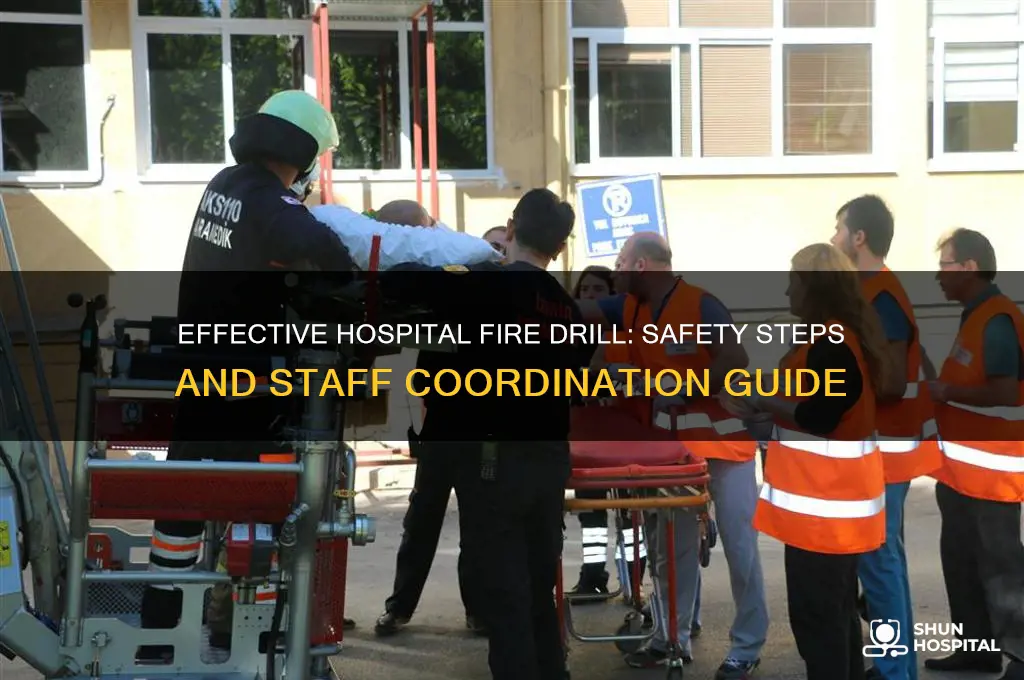 how to run a fire drill in a hospital