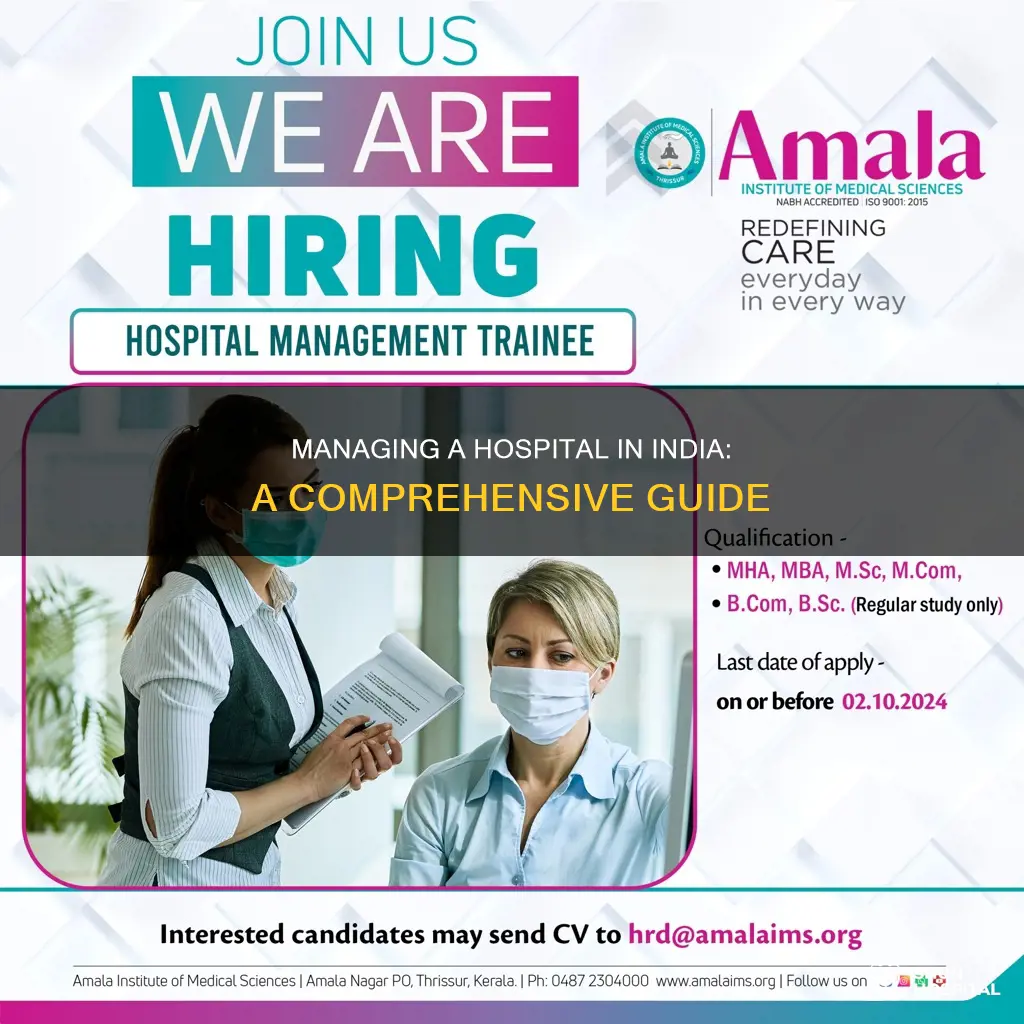 how to run a hospital in india