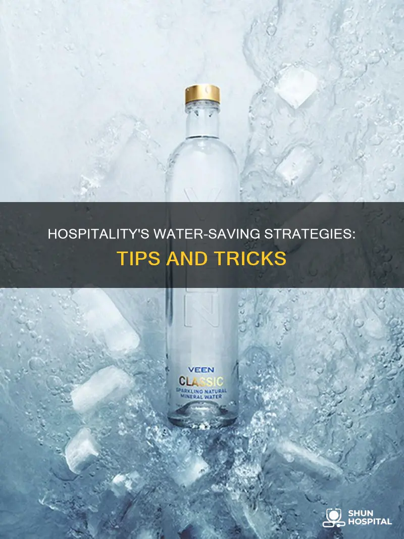 how to save water in hospitality industry