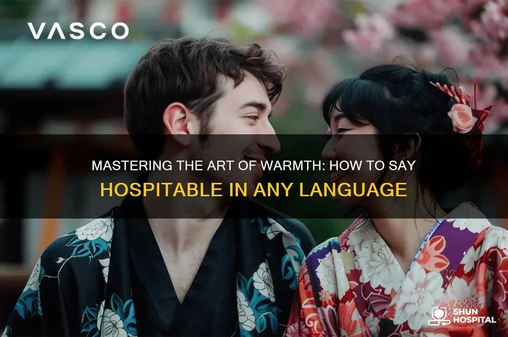 how to say hospitable