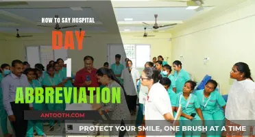 A Quick Guide to Understanding "Hospital Day 1" Abbreviation