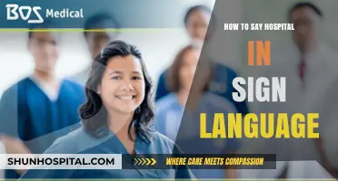 Sign Language Basics: How to Say Hospital