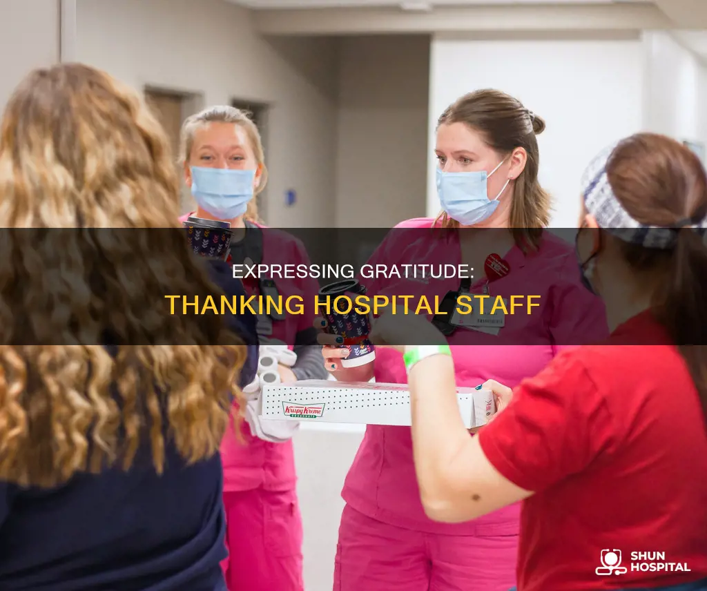 how to say thank you after hospital