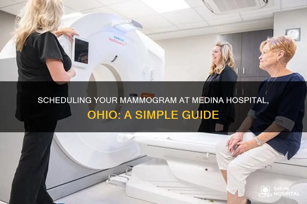 how to schedule mammogram at medina hospital medina ohio
