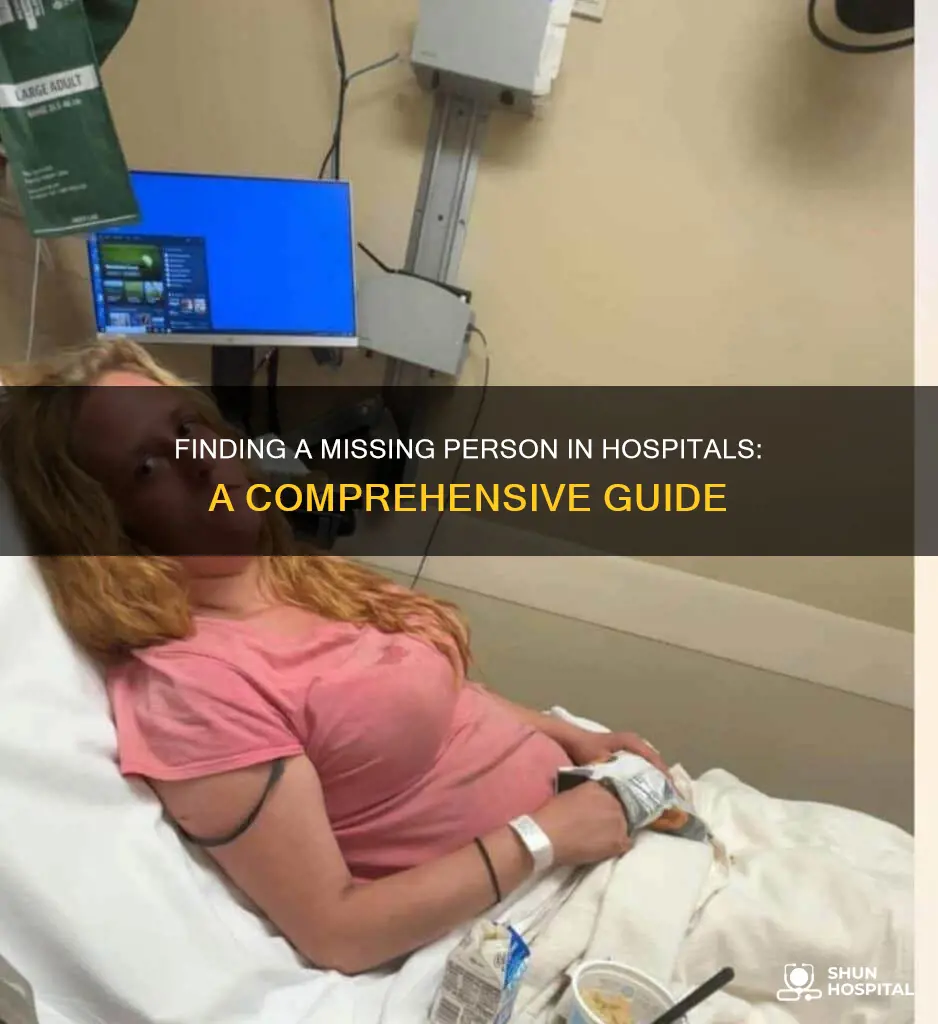 how to search for a person hospitals