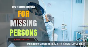 Finding Missing Persons: Hospitals and Search Techniques