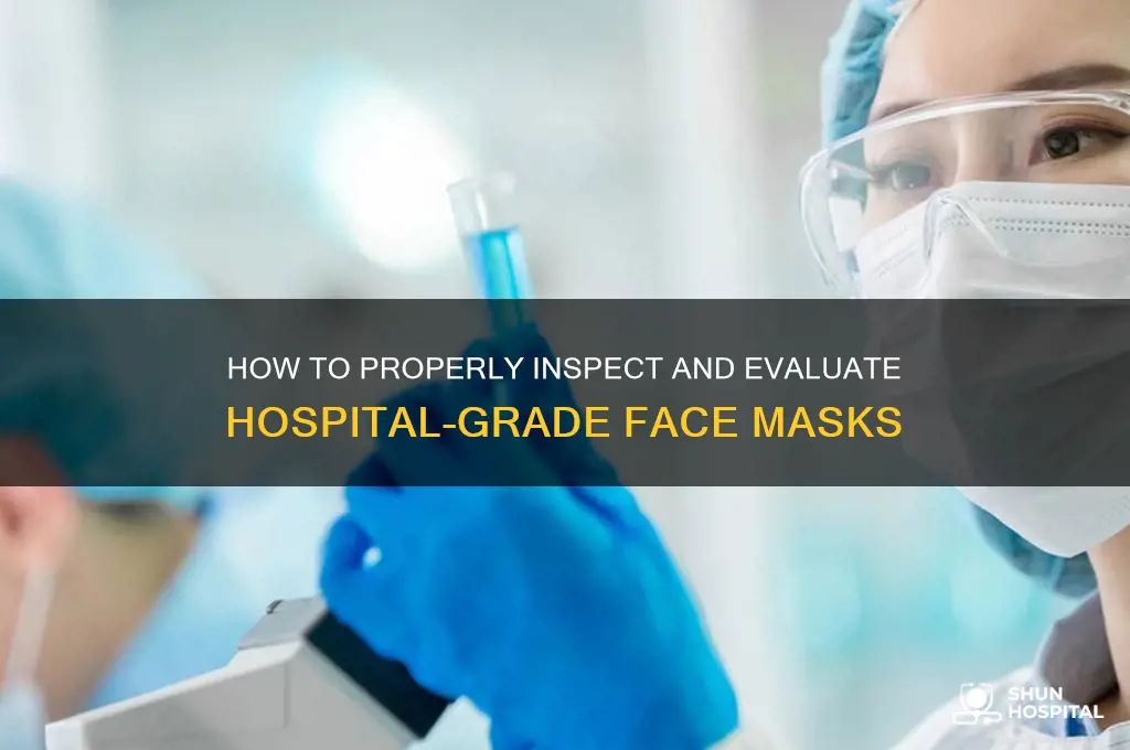 how to see hospital masks