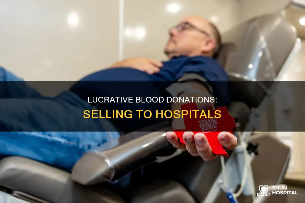 how to sell blood to a hospital