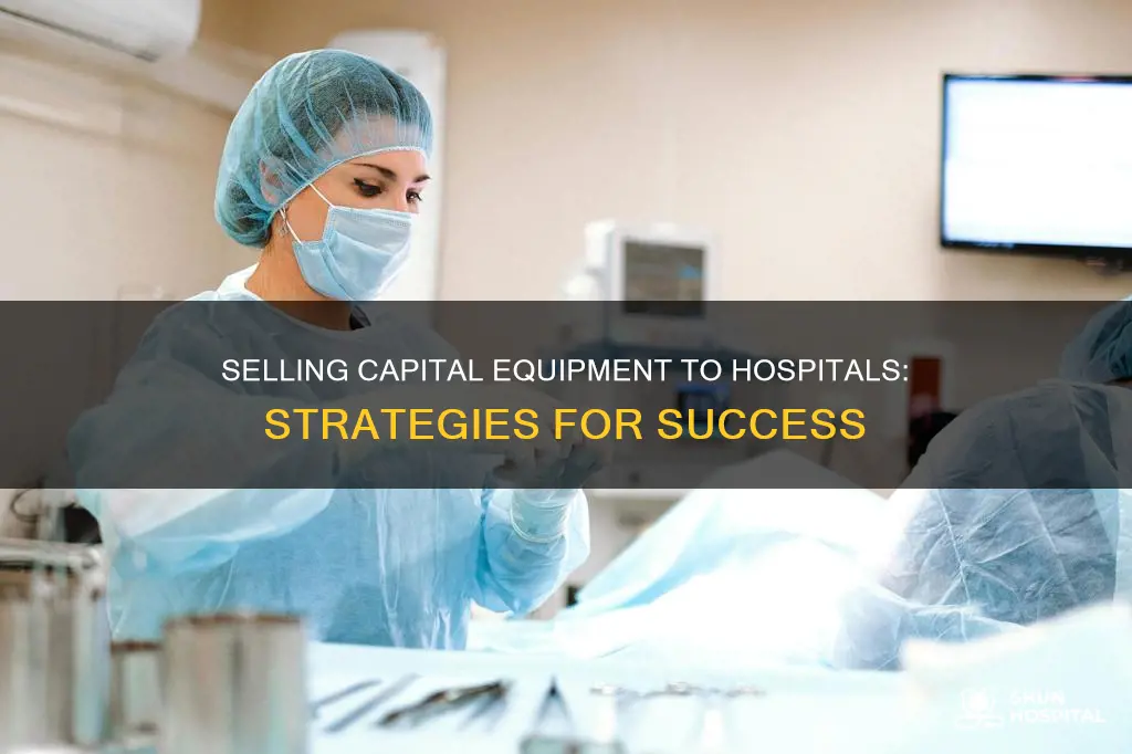 how to sell capital equipment to hospitals