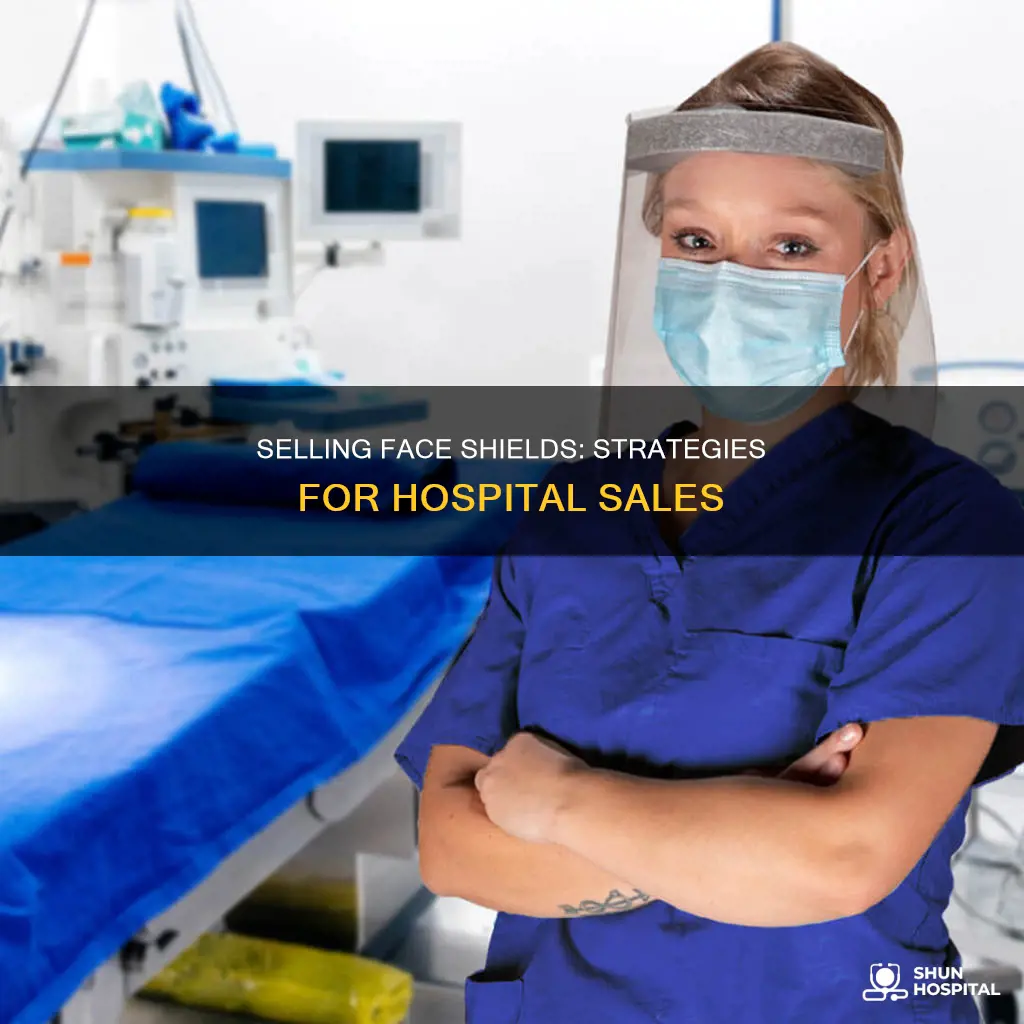 how to sell face shields to hospitals