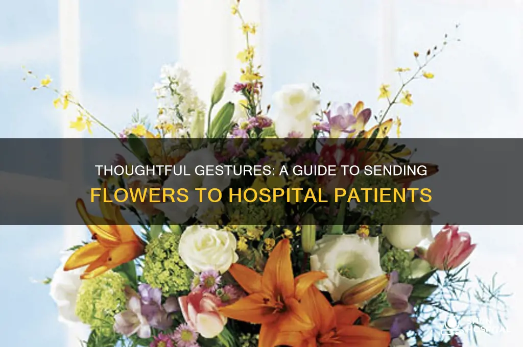 how to send flowers to someone in a hospital