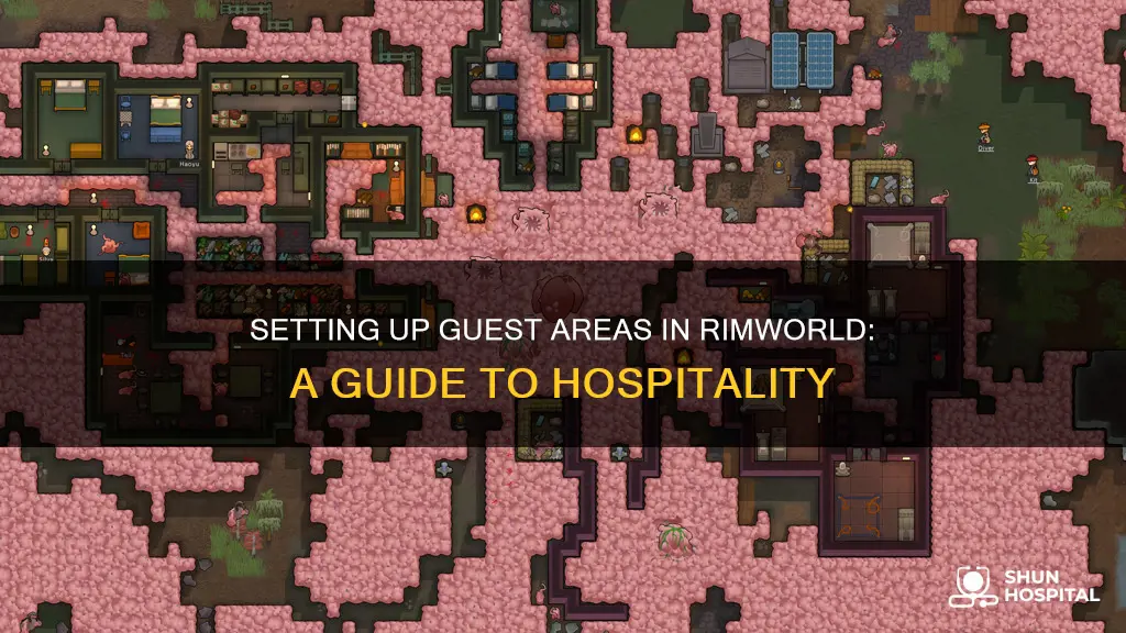 how to set guest area rimworld hospitality