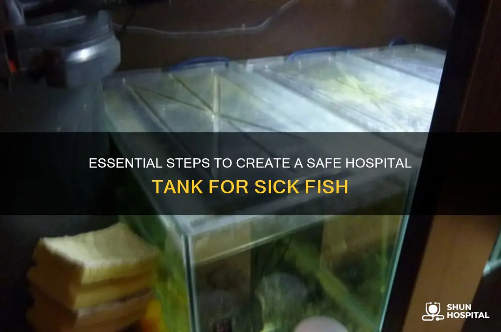 how to set up a hospital tank for fish