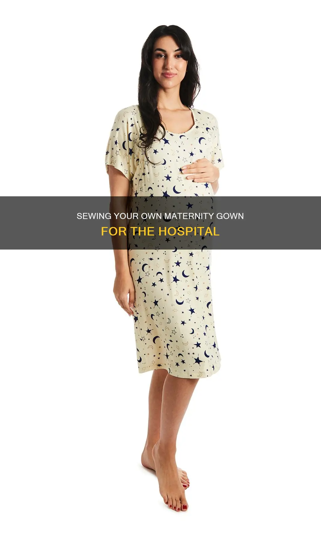 how to sew a maternity hospital gown