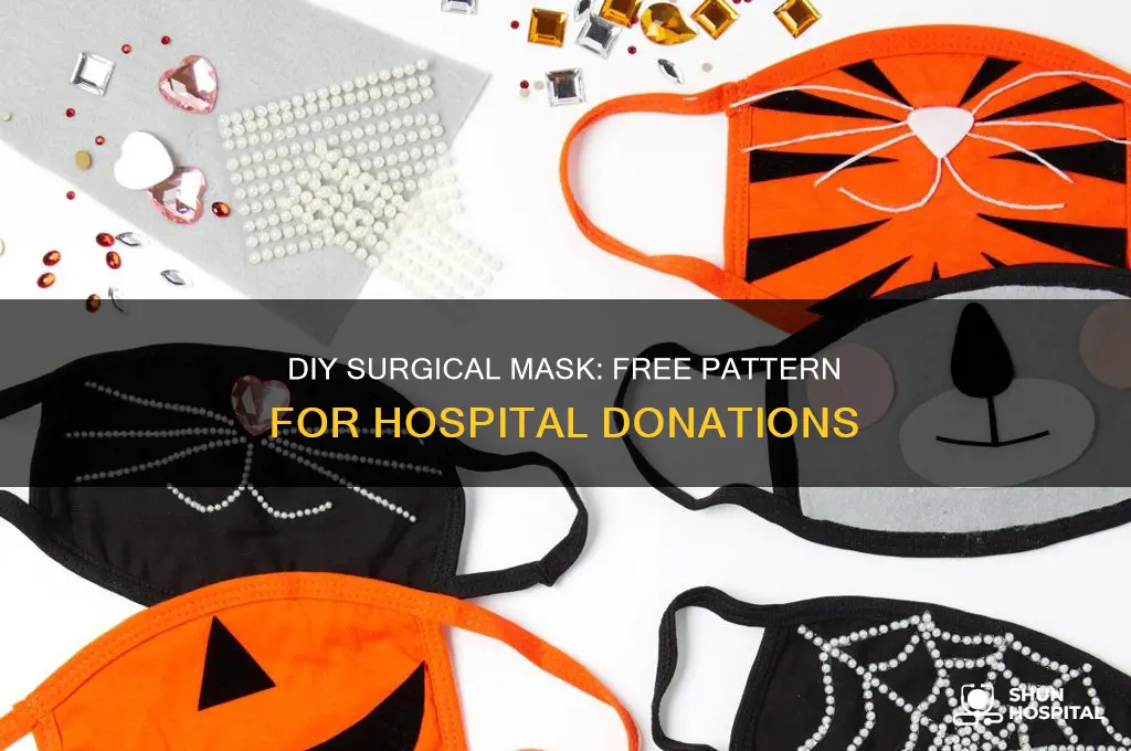 how to sew a surgical mask for hospitals free pattern
