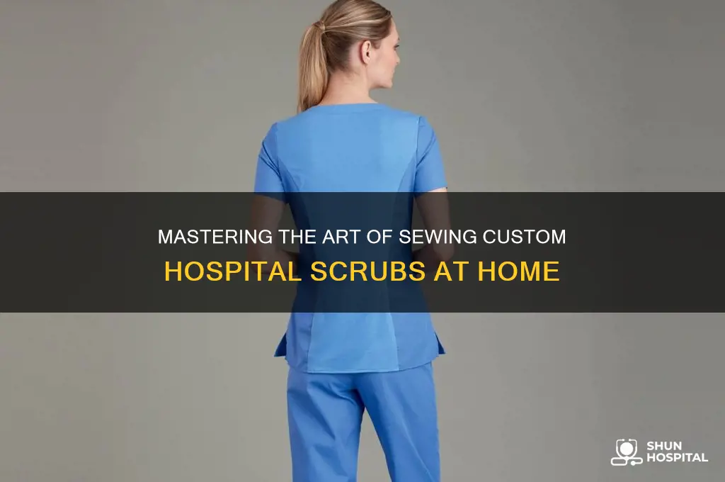 how to sew hospital scrubs