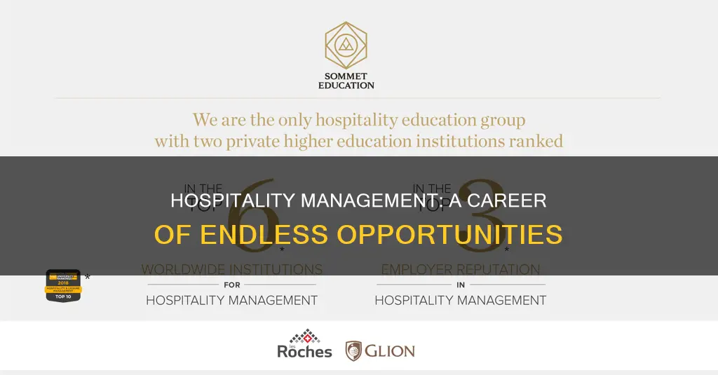 how to show what hospitality management is