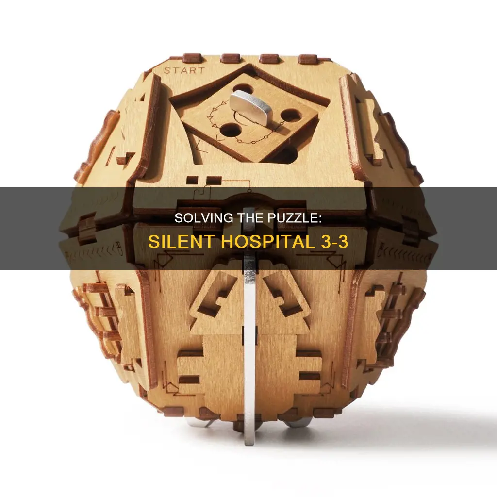 how to solve silent hospital 3-3
