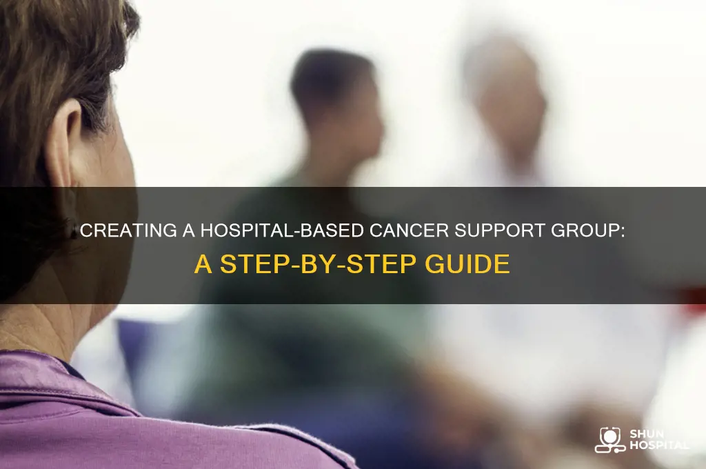 how to start a cacner support group at a hospital