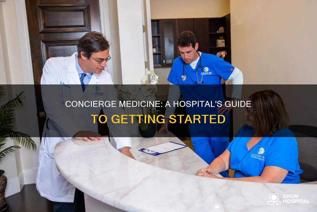 how to start a concierge for hospital