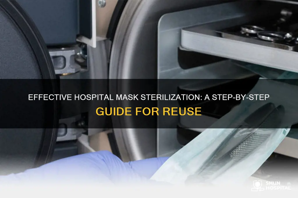 how to sterilize hospital mask