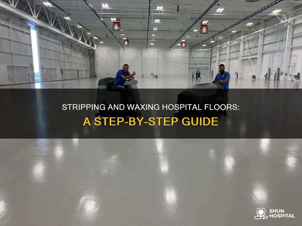 how to strip and wax hospital floors