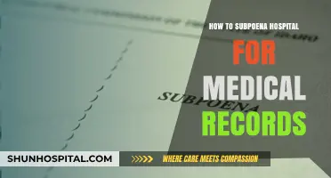 Subpoenaing Medical Records: A Guide to Hospital Subpoenas