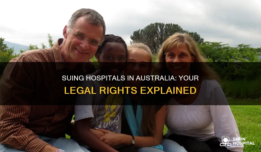 how to sue a hospital in australia