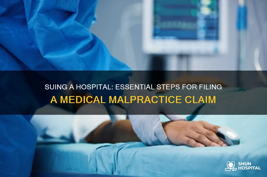 how to sue hospital