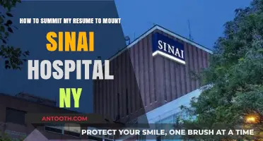 How to Submit Your Resume to Mount Sinai Hospital NY