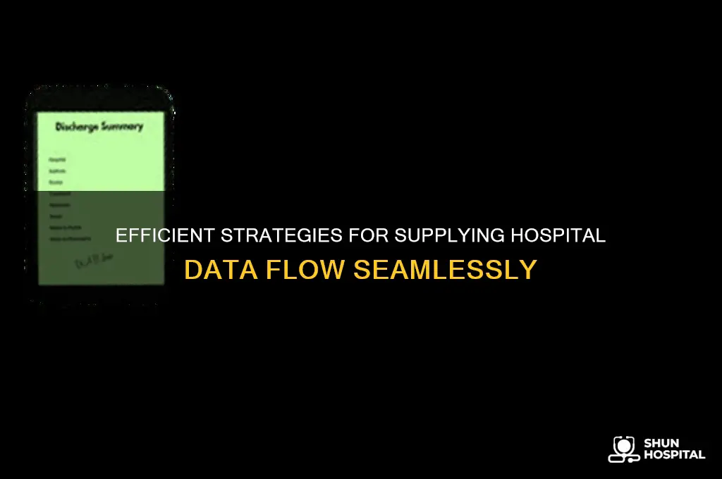 how to supply hospital df