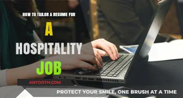 Crafting a Winning Resume for Your Dream Hospitality Career