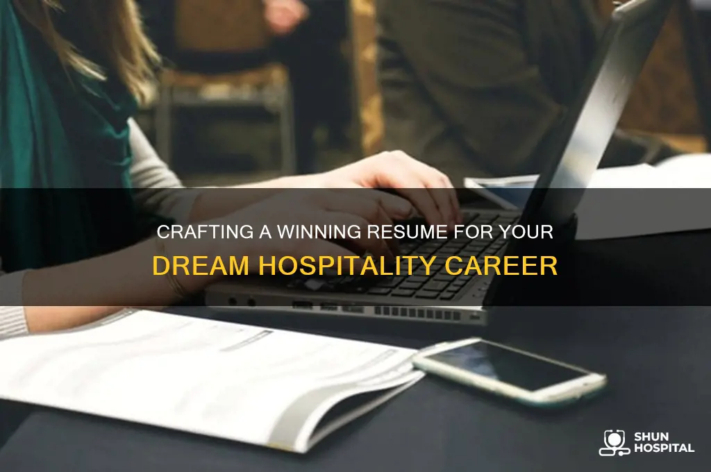 how to tailor a resume for a hospitality job