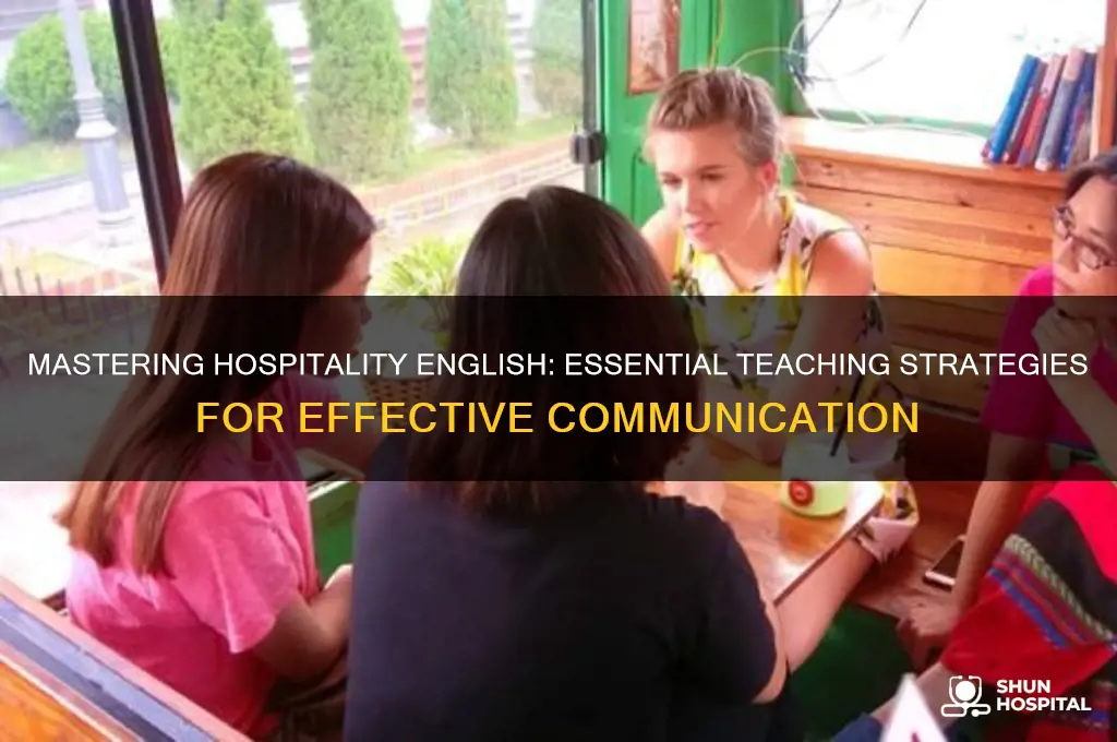 how to teach hospitality english