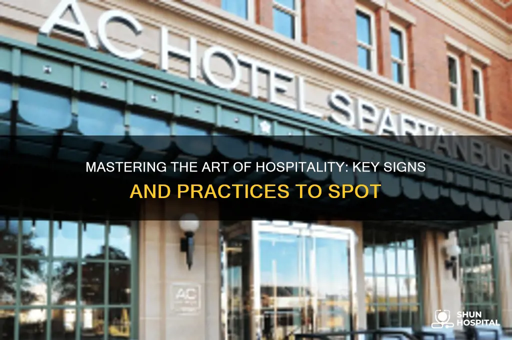 how to tell hospitality