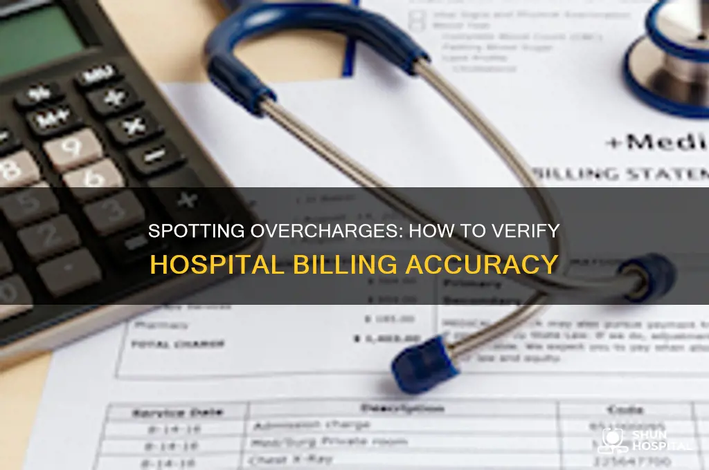 how to tell if a hospital has charged you