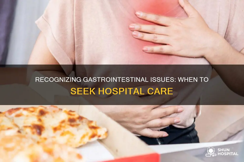 how to tell if you have gastrointestinal problems hospital