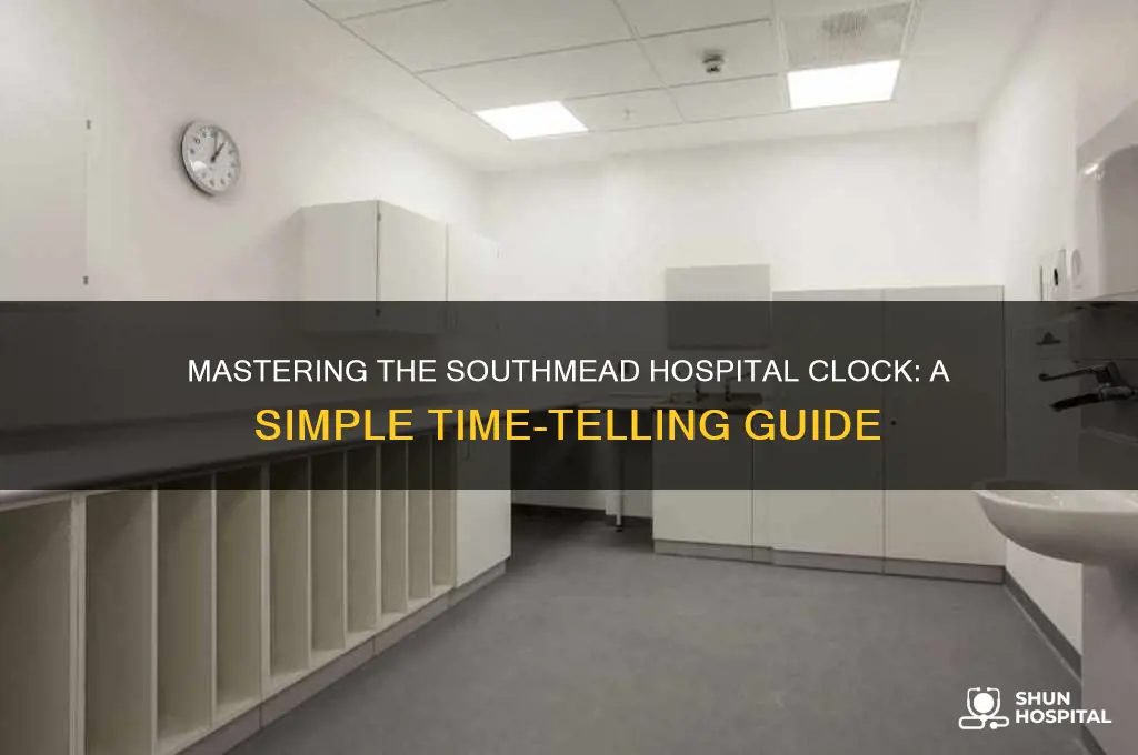 how to tell the time on the southmead hospital clock