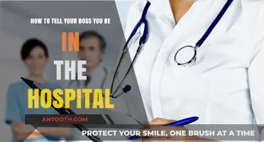 How to Professionally Inform Your Boss You're Hospitalized: A Guide