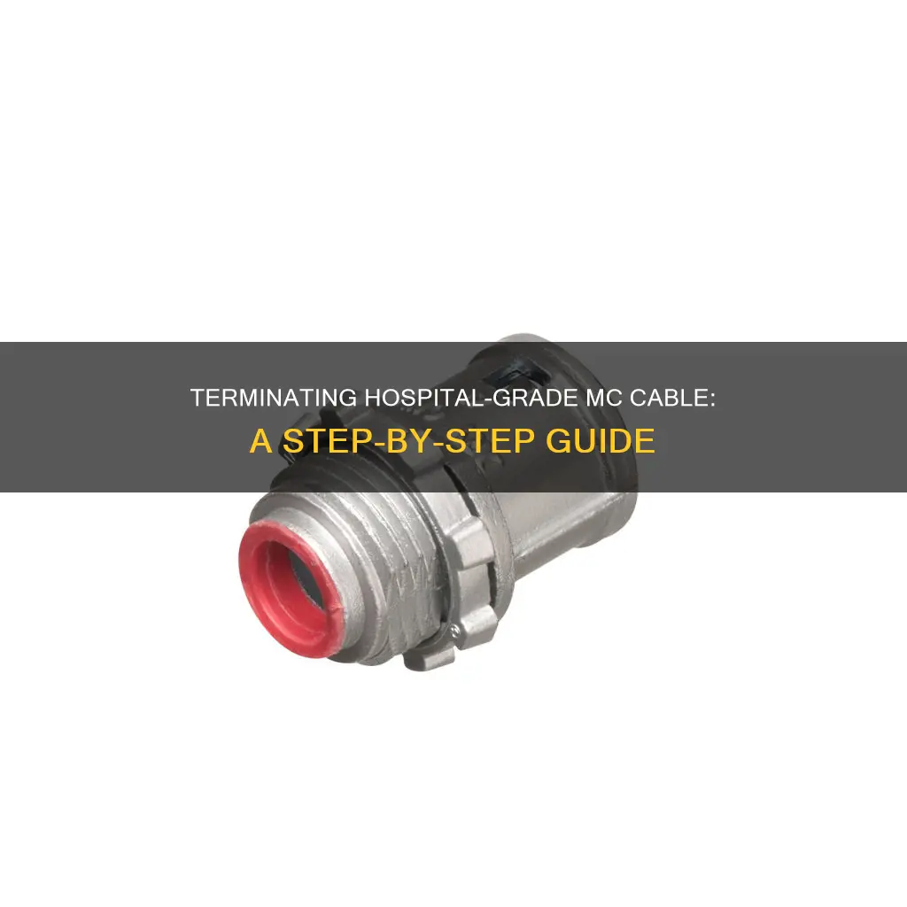 how to terminate hospital grade mc cable