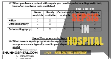 Sepsis Testing: Hospital Protocol and Procedures