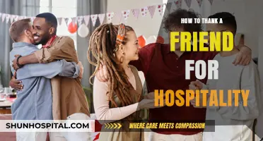 Expressing Gratitude: Thanking a Friend for Hospitality