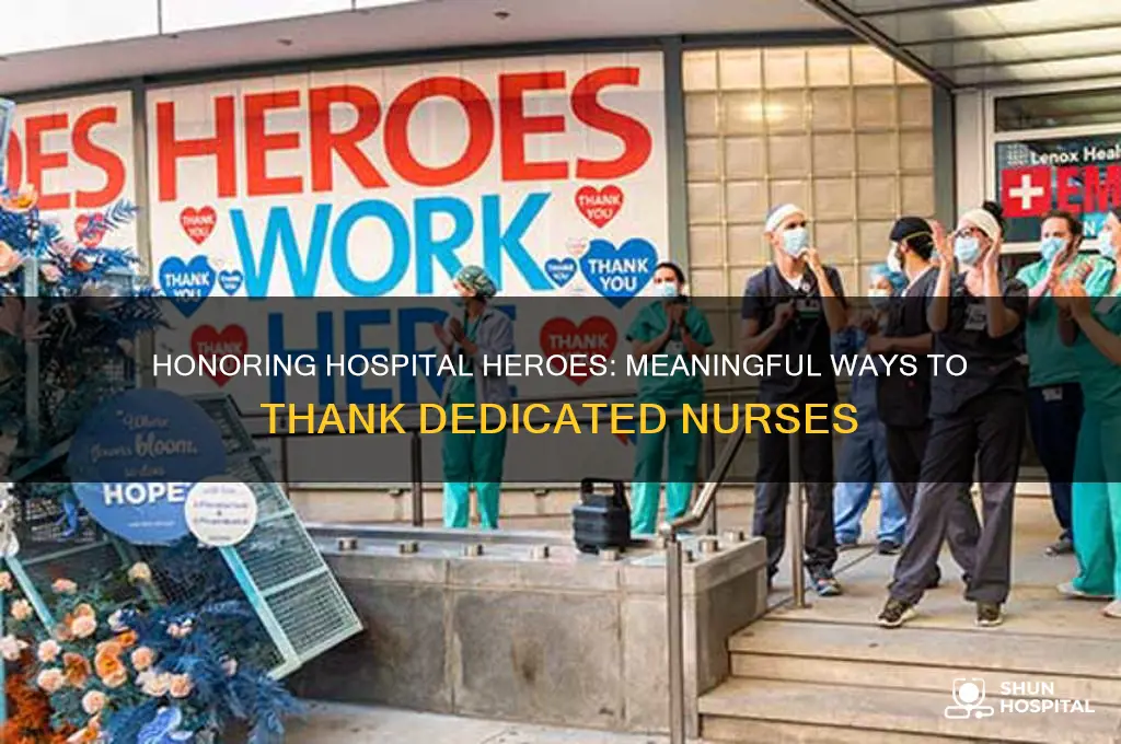 how to thank hospital nurses