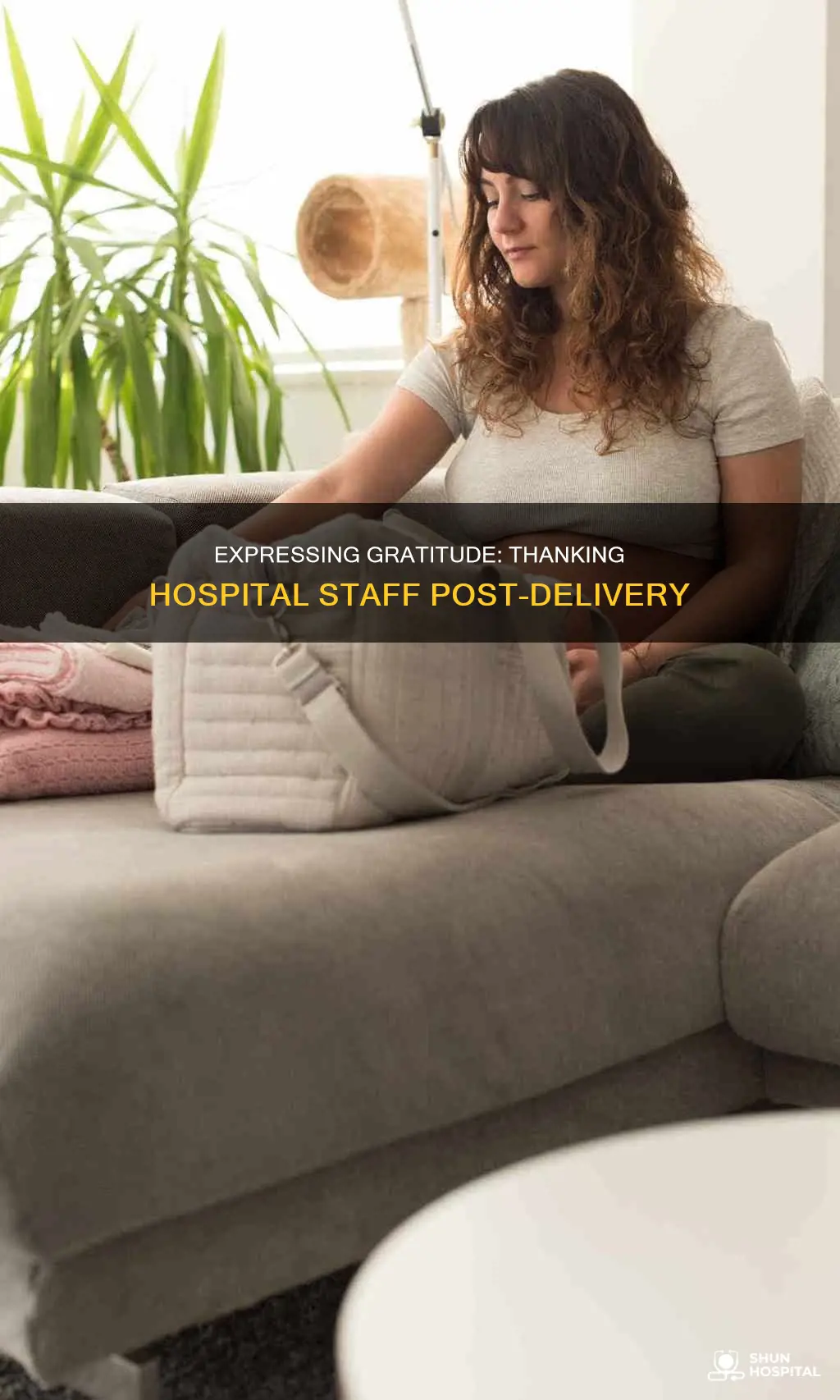 how to thank hospital staff after delivery