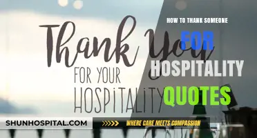 Expressing Gratitude: Hospitality Quotes